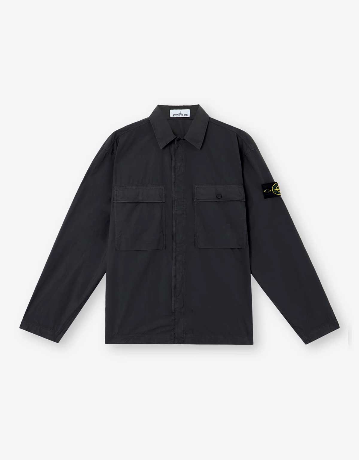 Stone Island Black Paracadute Overshirt K1S151200015 V0029