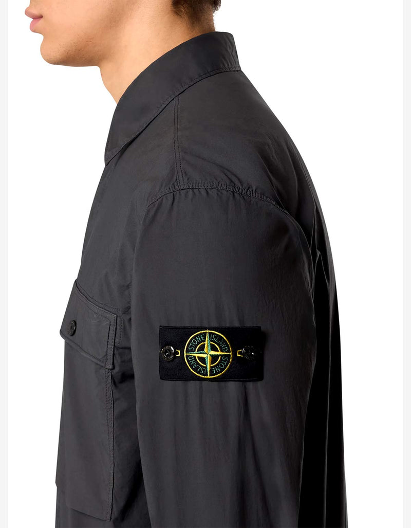 Stone Island Black Paracadute Overshirt K1S151200015 V0029