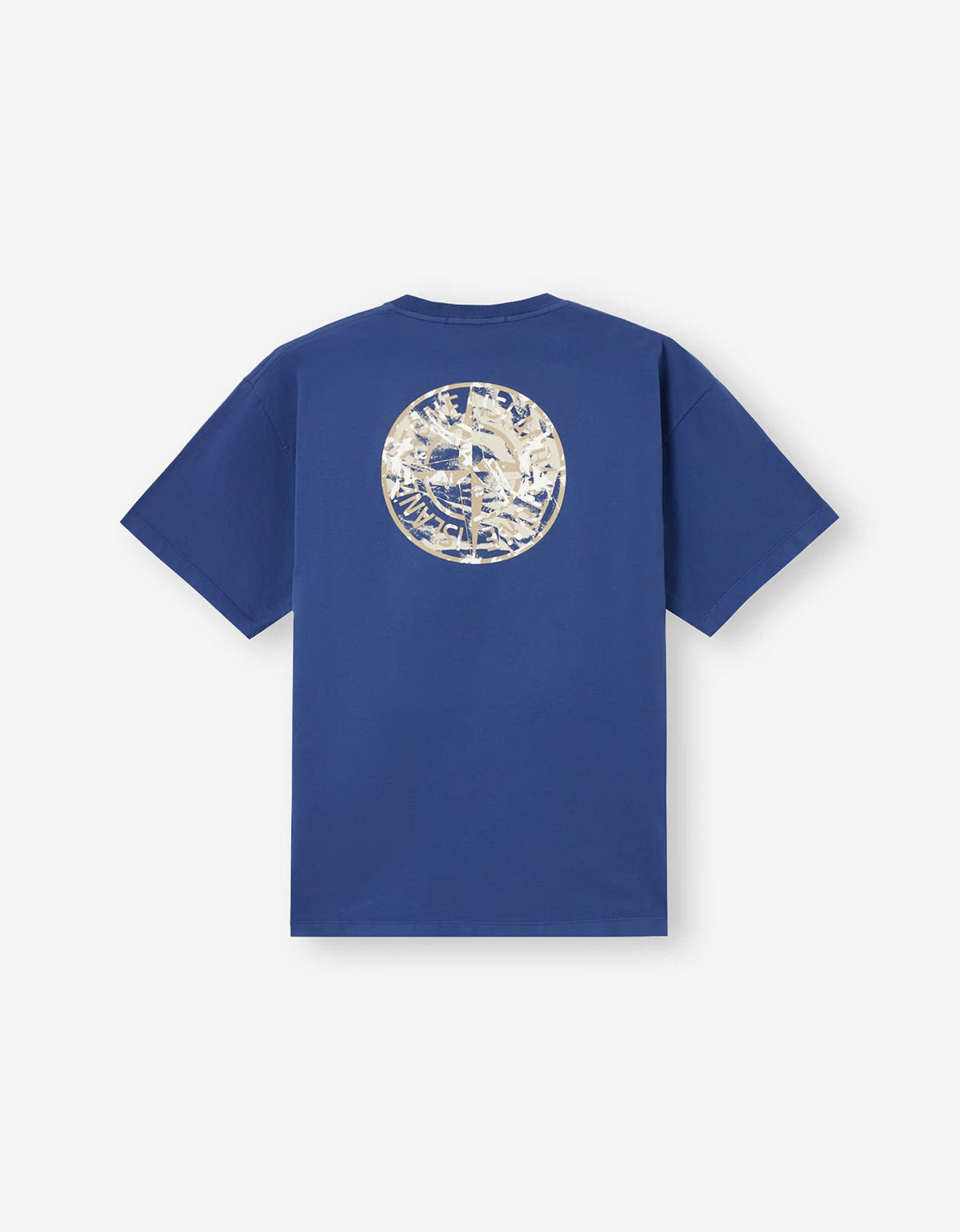 Stone Island Blue Compass Print T-Shirt k1s1521002rc-v0028