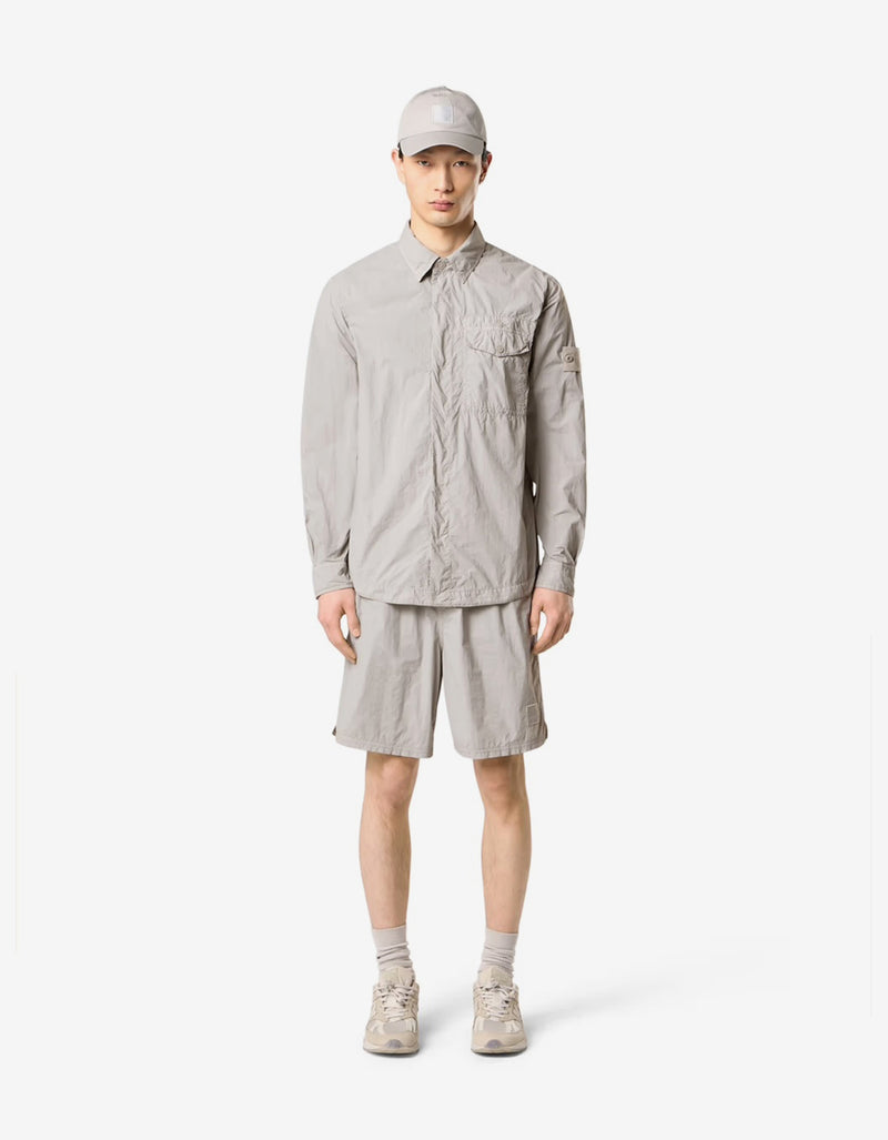 Stone Island Ghost Nylon Smerigliato Grey Swim Shorts