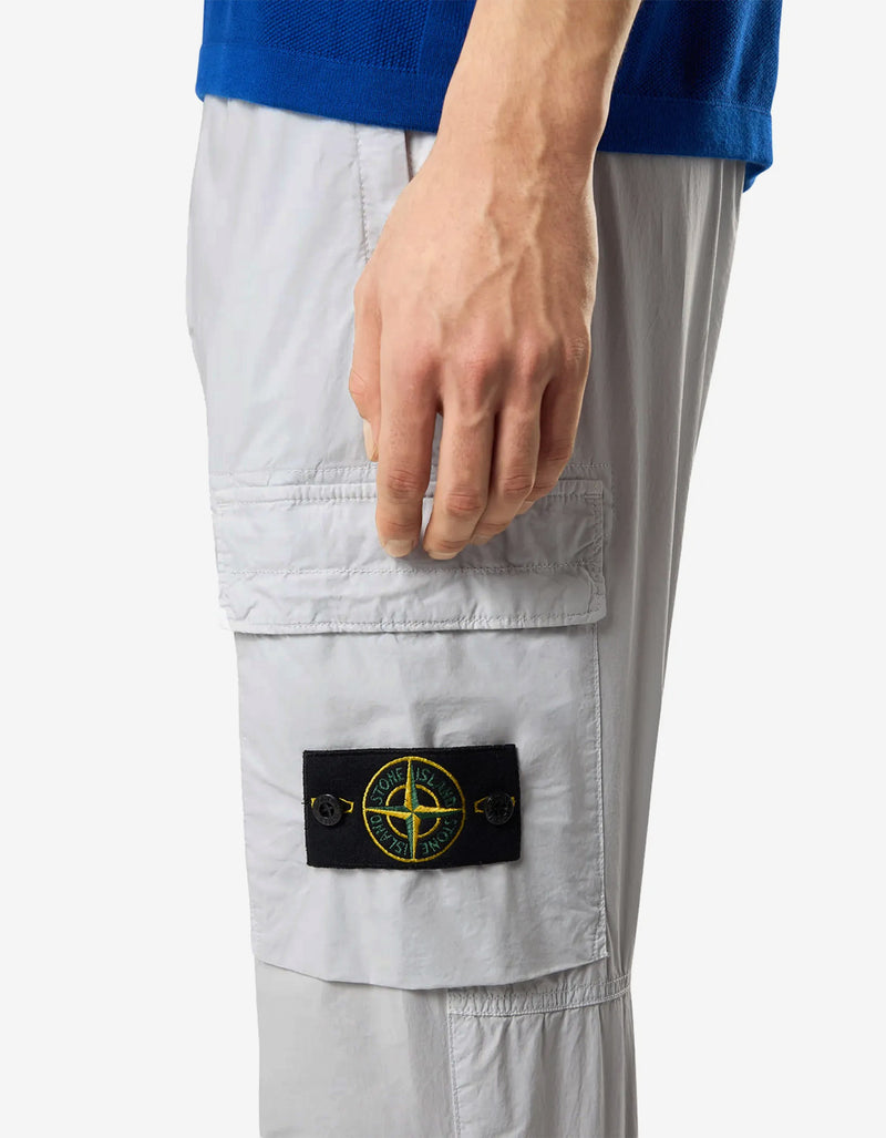 Stone Island Grey Paracadute Cargo Trousers k1s153100031-v0061