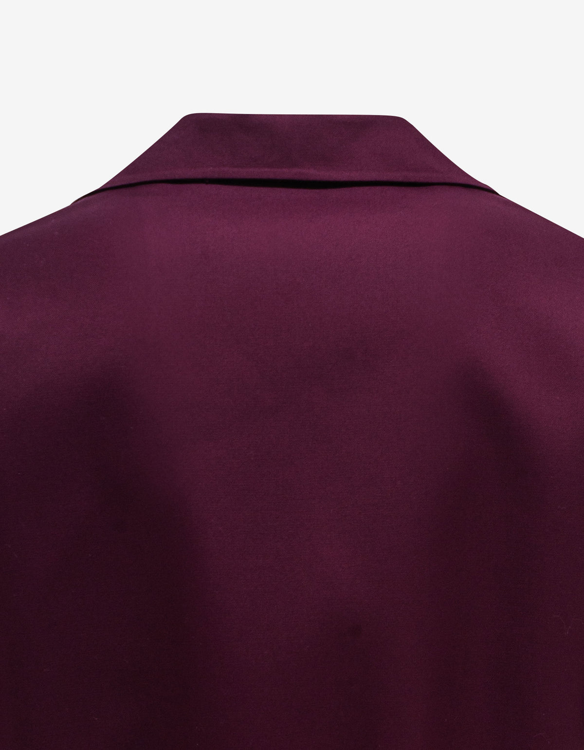 Valentino Garavani Maroon Double Cotton Polo T-Shirt