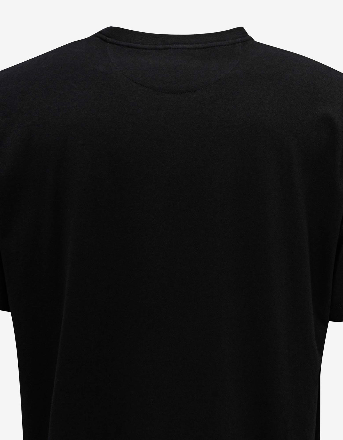 Valentino Garavani Black T-Shirt with Vaporwave Patches