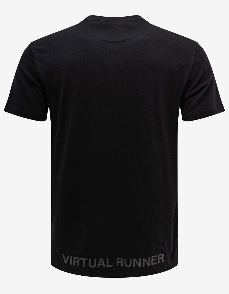 Valentino Garavani Black Virtual Runner Print T-Shirt