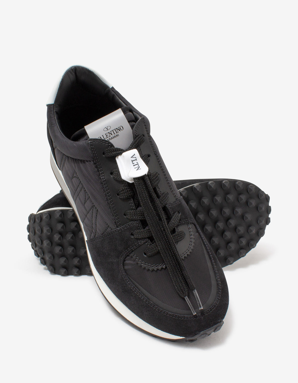 Valentino Garavani Black VLTN Roller Trainers