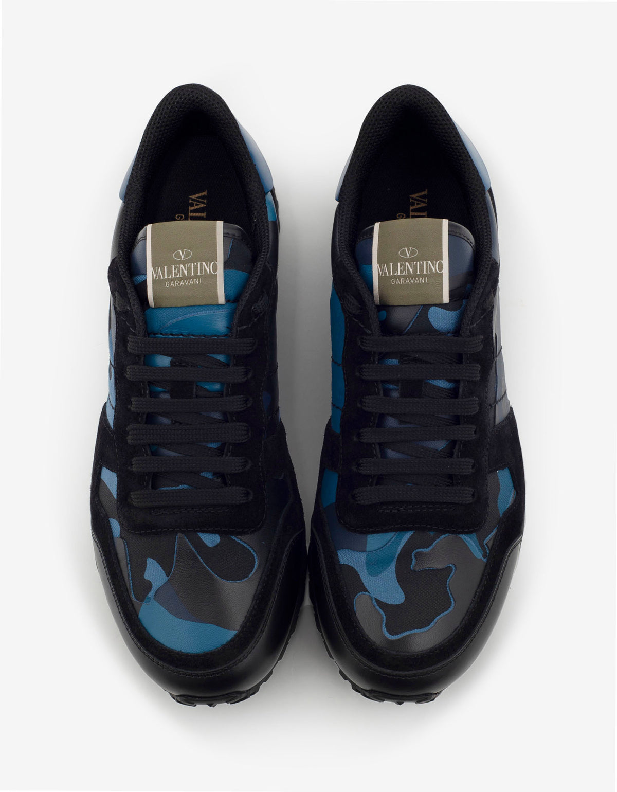 Blue & Black Camo Rockrunner Trainers