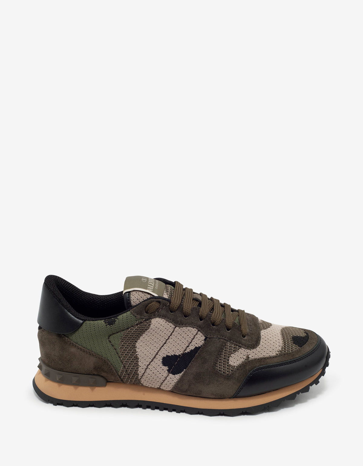 Green Mesh Camouflage Rockrunner Trainers