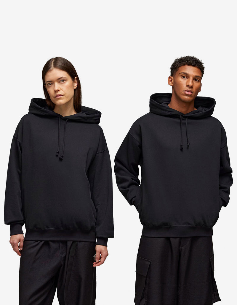 Y-3 Black Graphic Print Hoodie JN4882