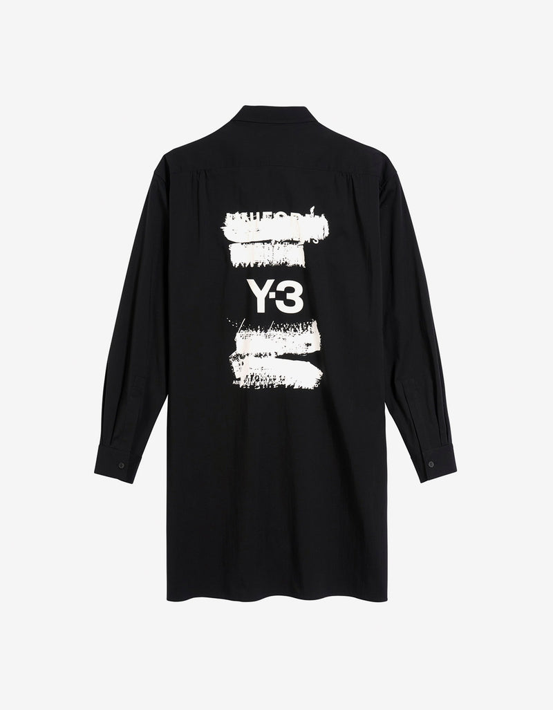 Y-3 Black Graphic Print Shirt JN4878