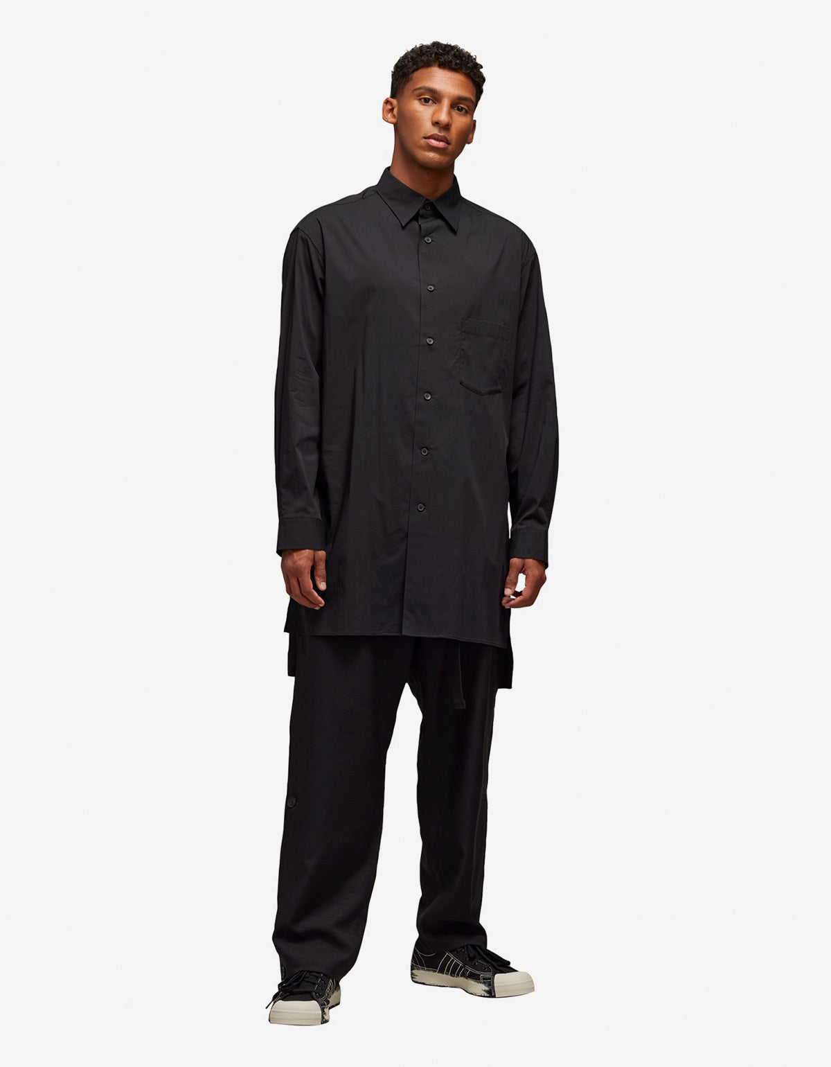 Y-3 Black Graphic Print Shirt JN4878