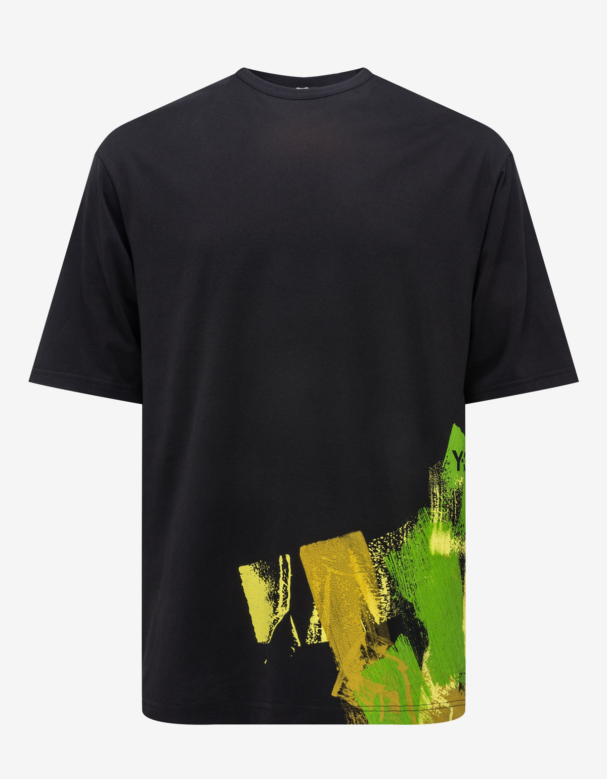 Y-3 Black Placed Graphic T-Shirt