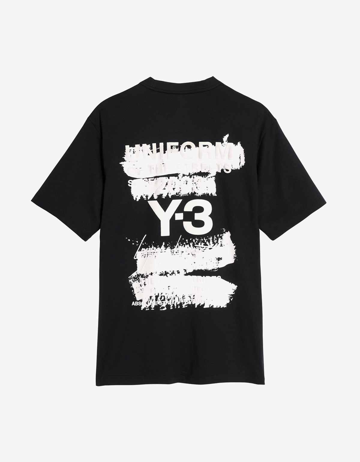 Y-3 Black Graphic Print T-Shirt JN4879