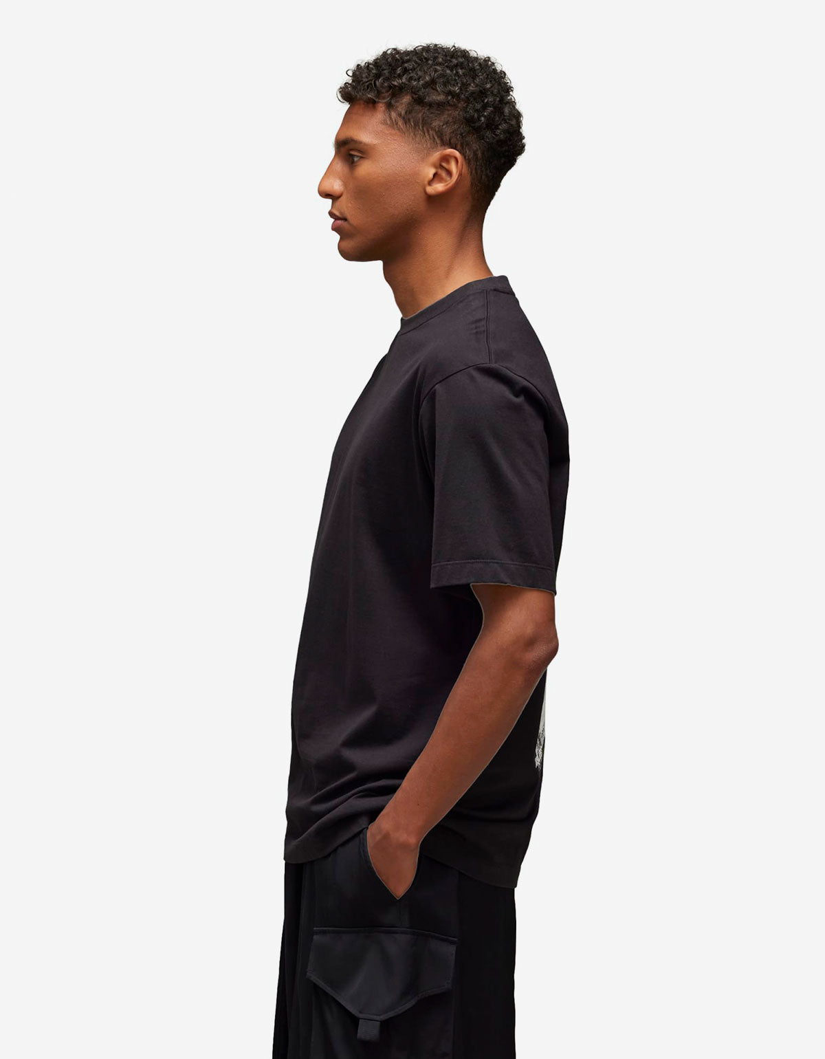 Y-3 Black Graphic Print T-Shirt JN4879