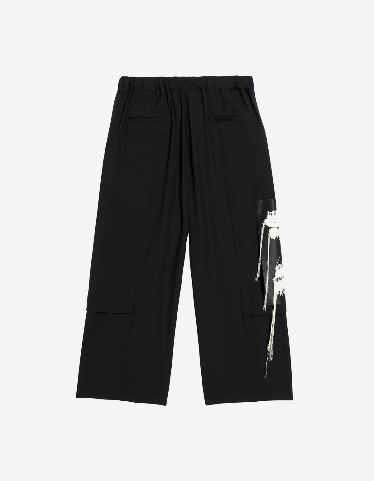 Y-3 Black Sport Uniform Patch Trousers JN7035