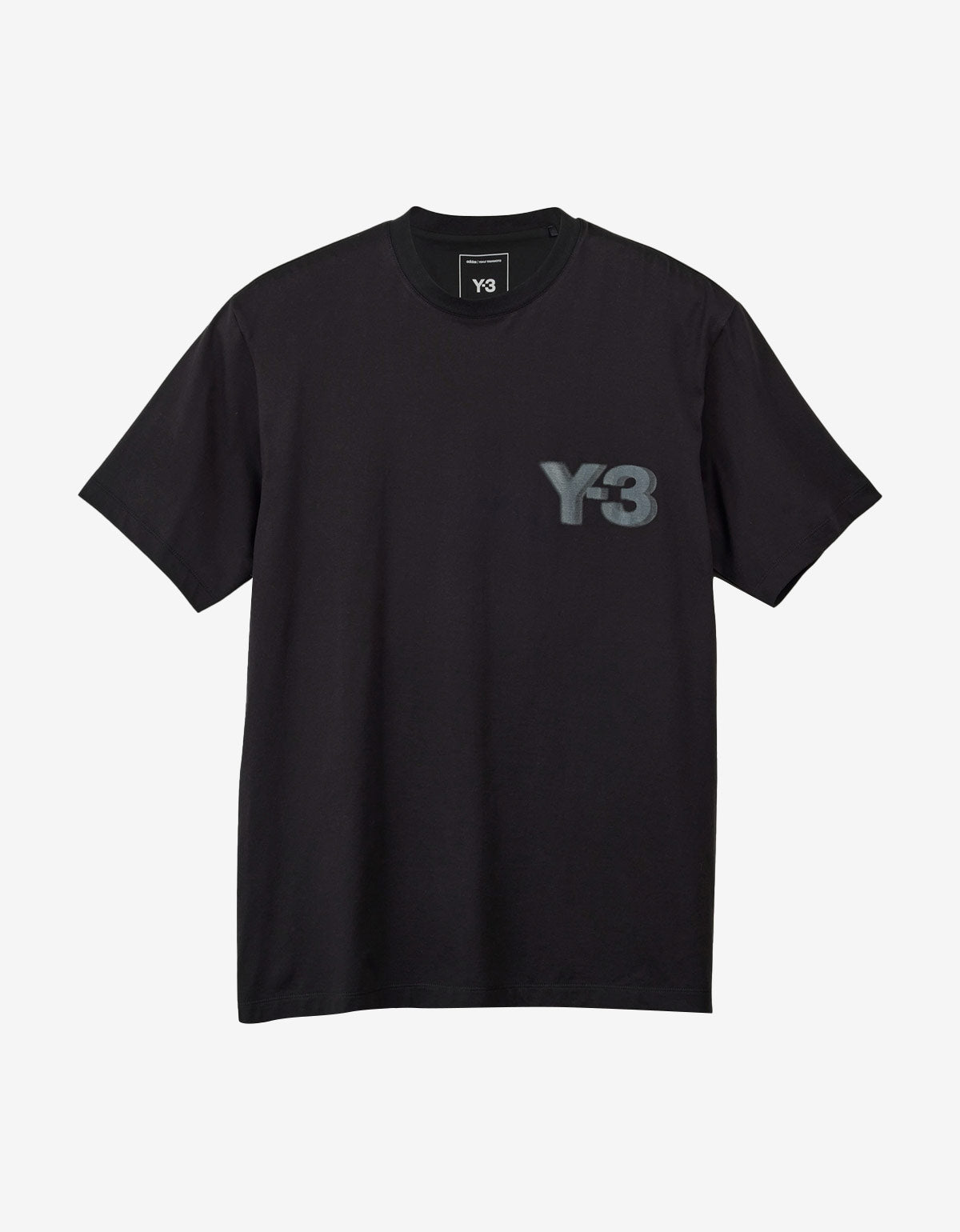 Y-3 Black Logo Short Sleeve T-Shirt