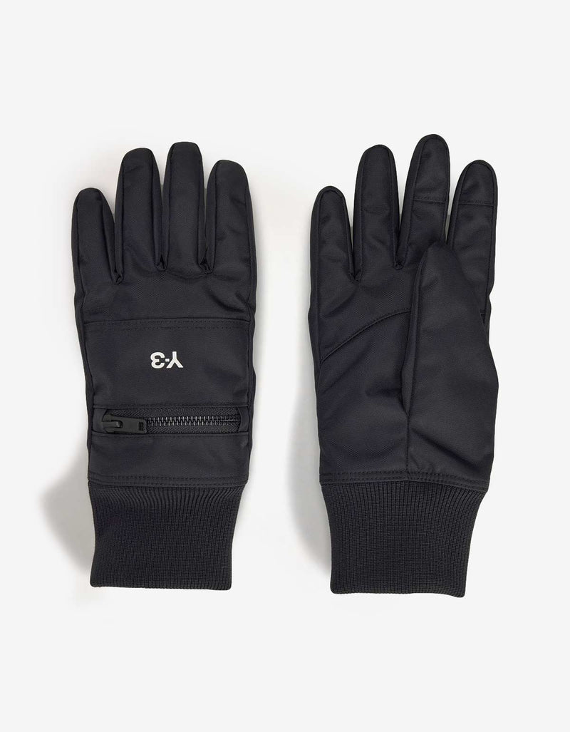 Y-3 Black Nyon Gloves