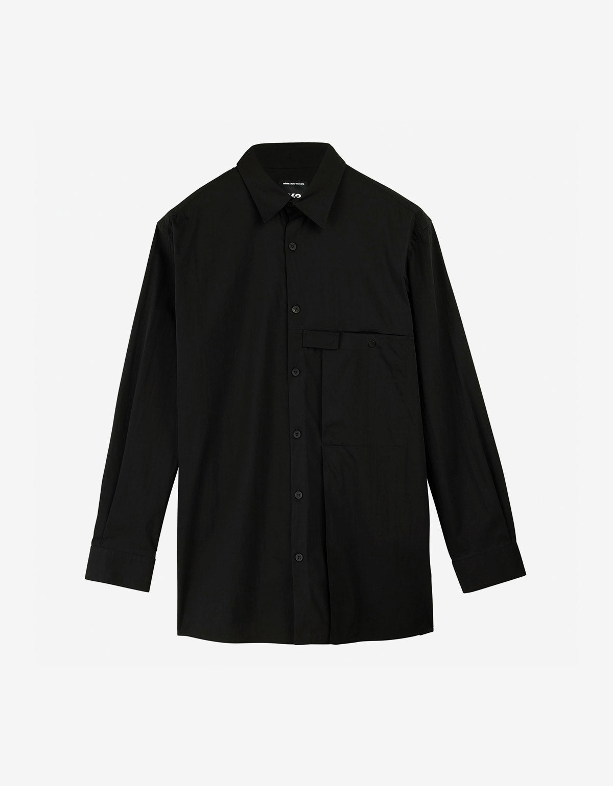 Y-3 Black Pleated Pocket Shirt JI7082