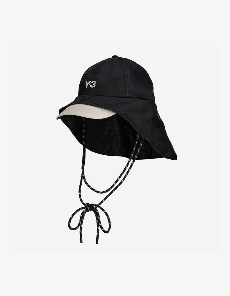 Y-3 Black Straps Hat JP1147