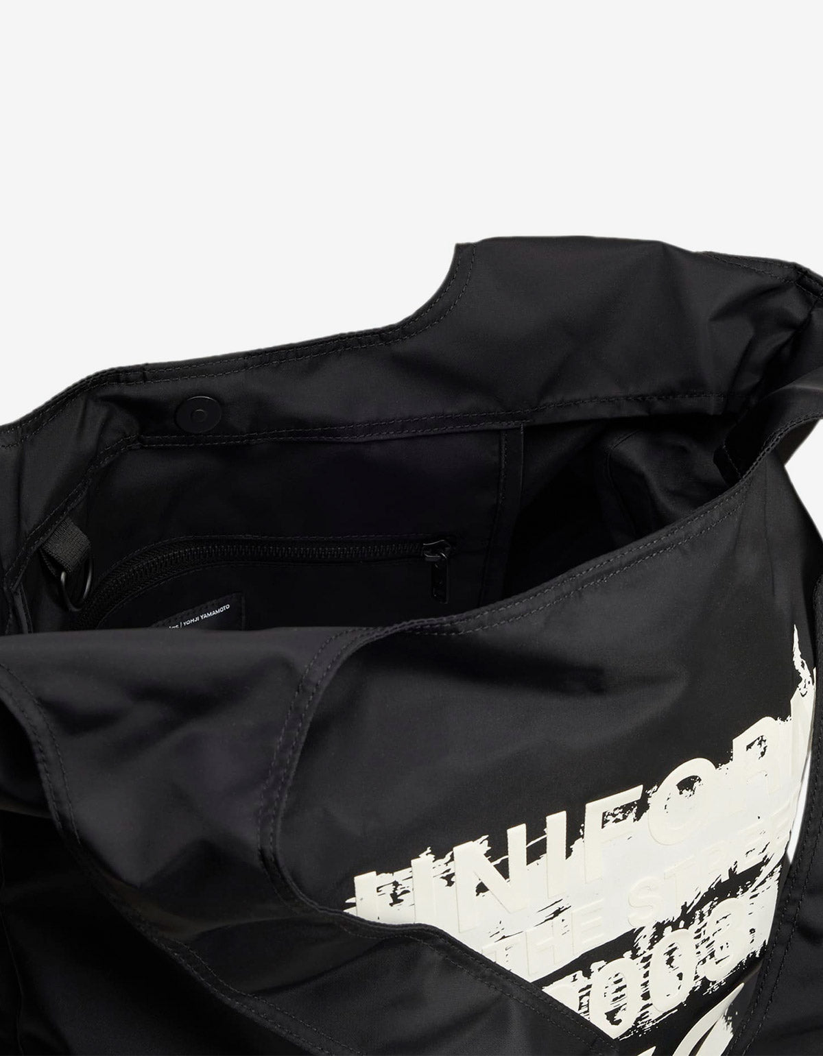 Y-3 Black Graphic Tote Bag