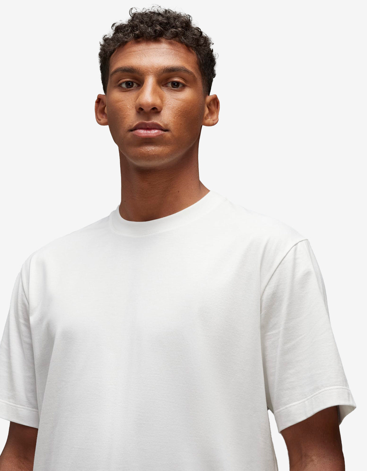 Y-3 White Graphic Print T-Shirt JM7815