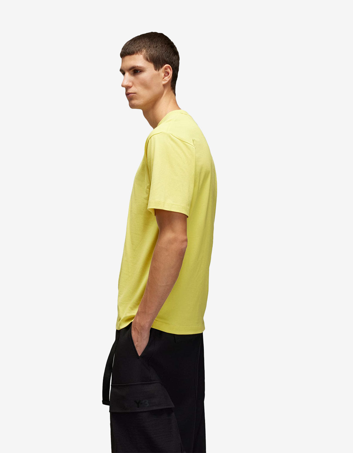 Y-3 Yellow Logo T-Shirt JM7859