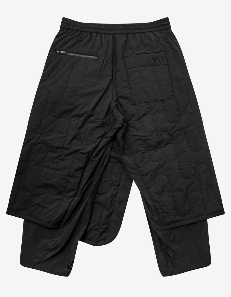 Y-3 Black Cropped Cloud Pants