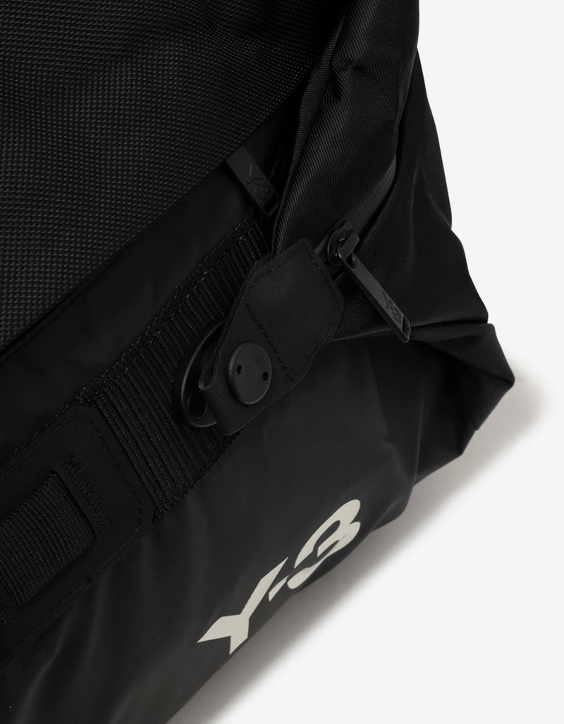 Y-3 Black Hybrid Duffle Bag