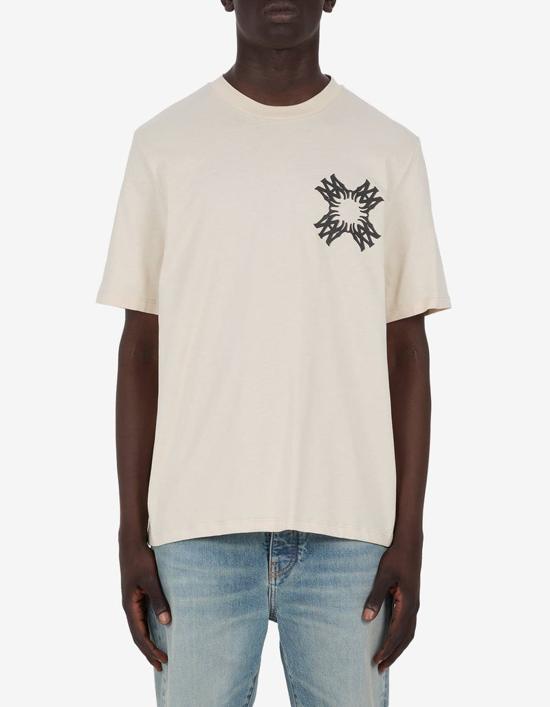 Amiri Alabaster White MA Quad Print T-Shirt