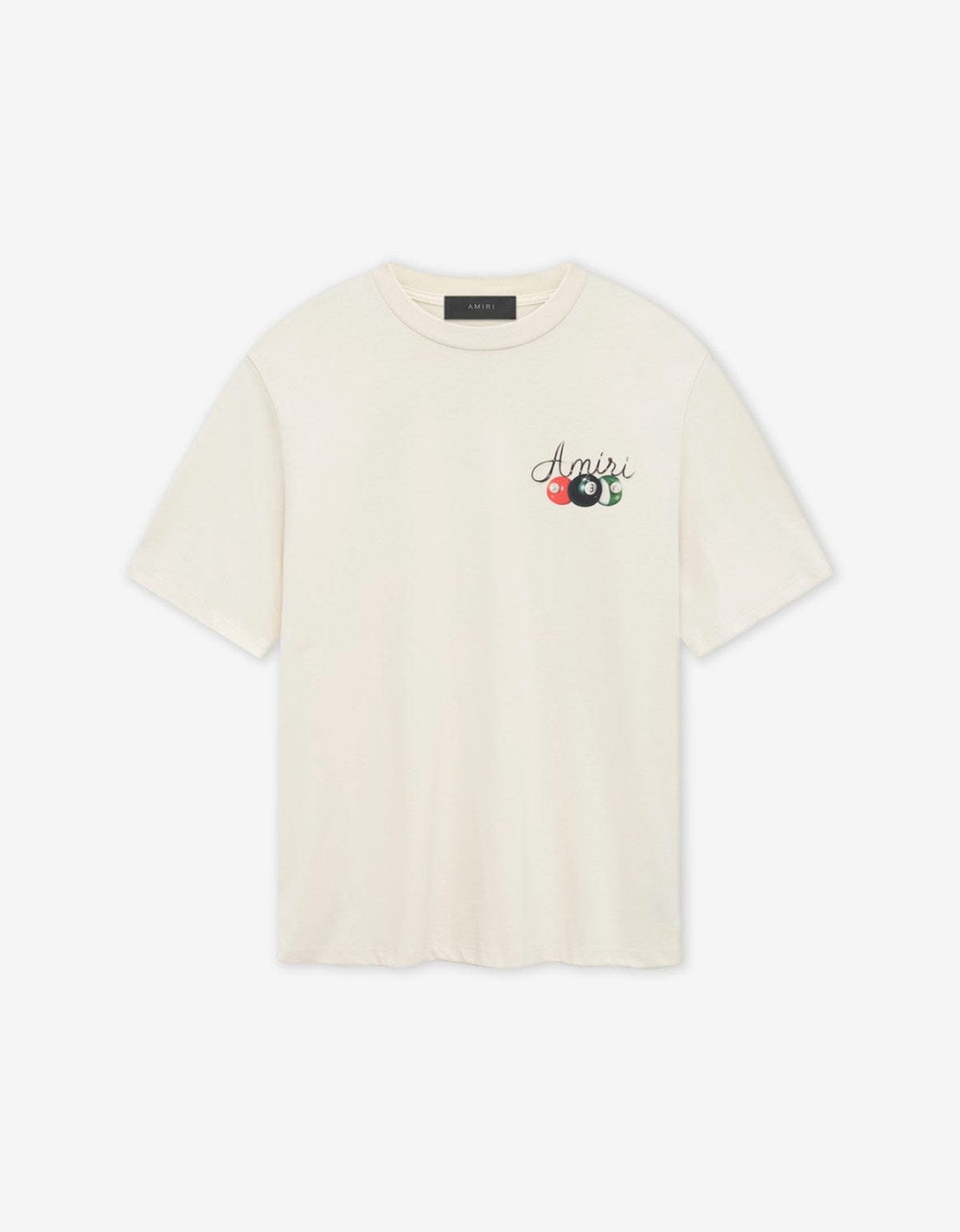 Amiri Alabaster White Pool Cue Print T-Shirt