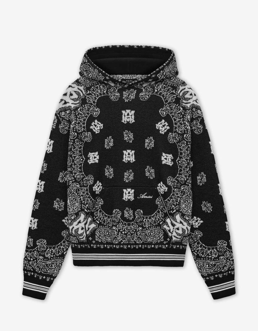 Amiri Black Bandana Hoodie – Zoo Fashions