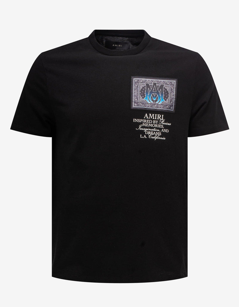Amiri Amiri Black M.A. Bandana T-Shirt