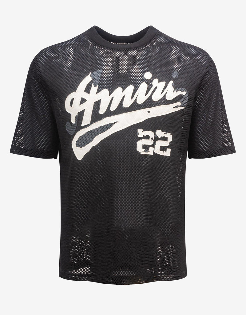 Amiri Amiri Black Mesh T-Shirt