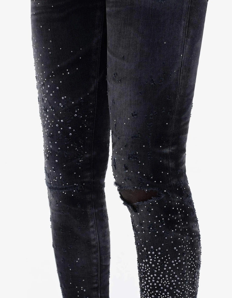 Amiri Amiri Jeans Black Crystal Shotgun