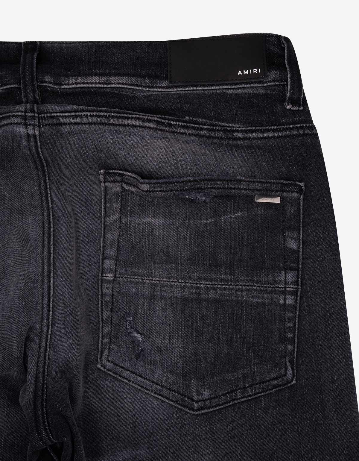 Amiri Amiri Jeans Black Staggered Logo
