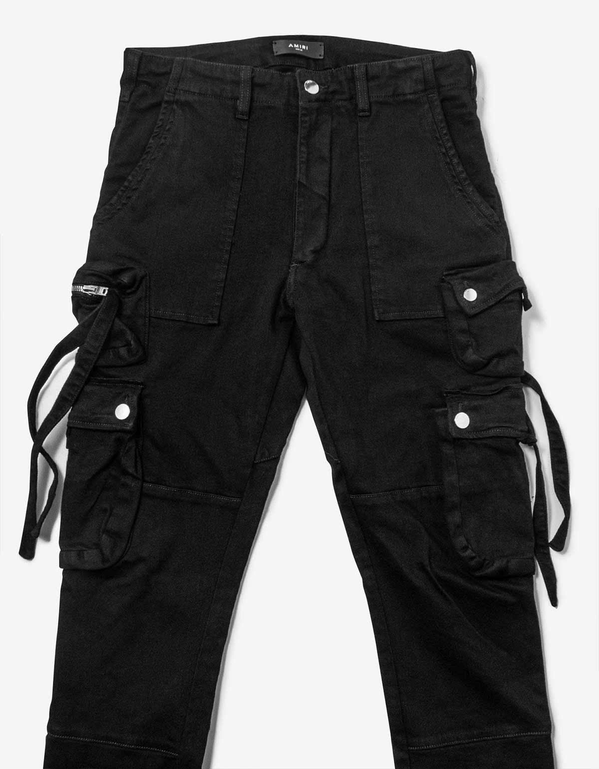 Amiri Amiri Jeans Black Tactical Cargo