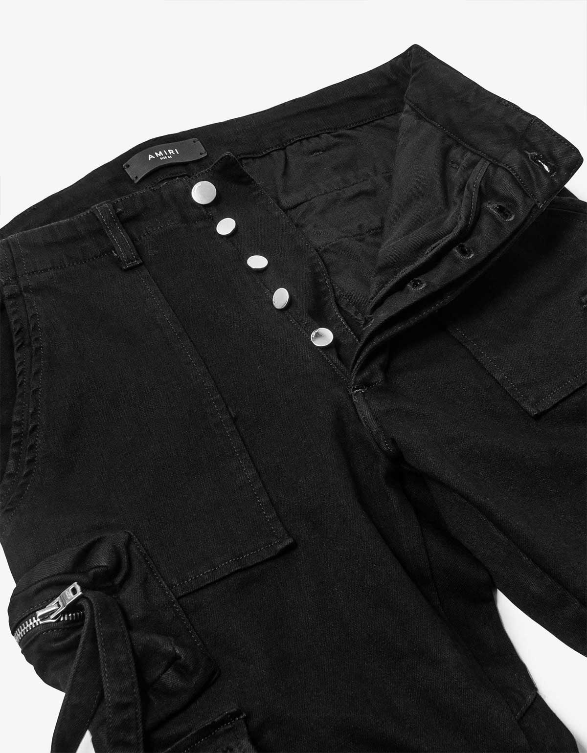 Amiri Amiri Jeans Black Tactical Cargo