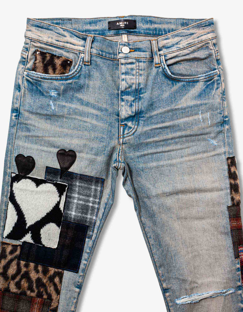 Amiri Artpatch Clay Indigo Jeans