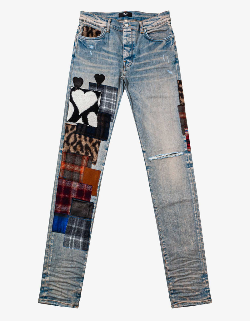 Amiri Artpatch Clay Indigo Jeans