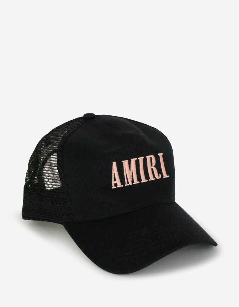 Amiri Black Amiri Core Trucker Hat