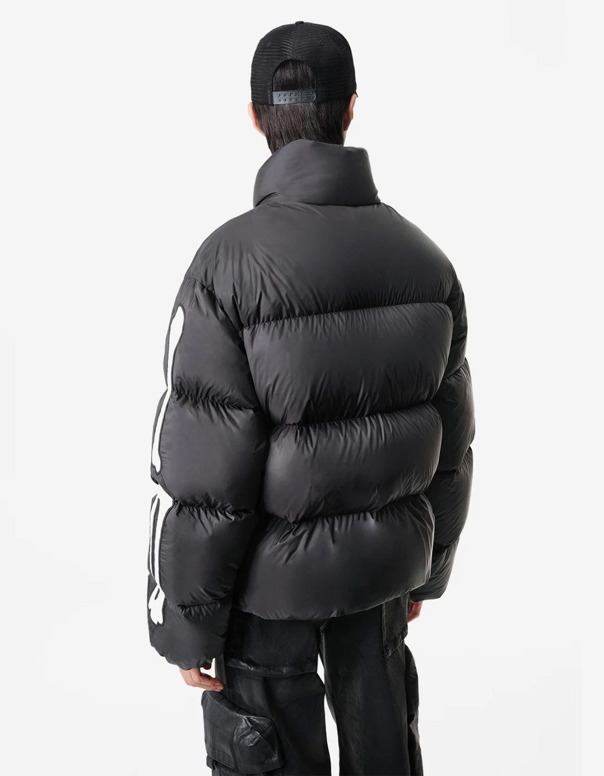 Amiri Black Bones Down Jacket