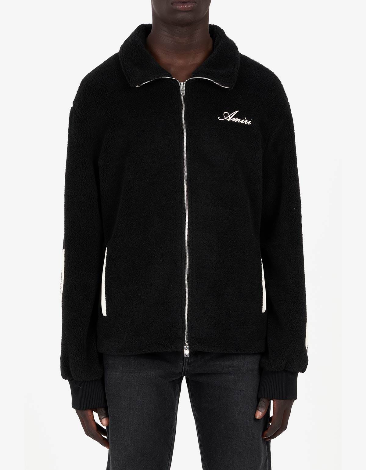 Amiri Black Bones Fleece Jacket