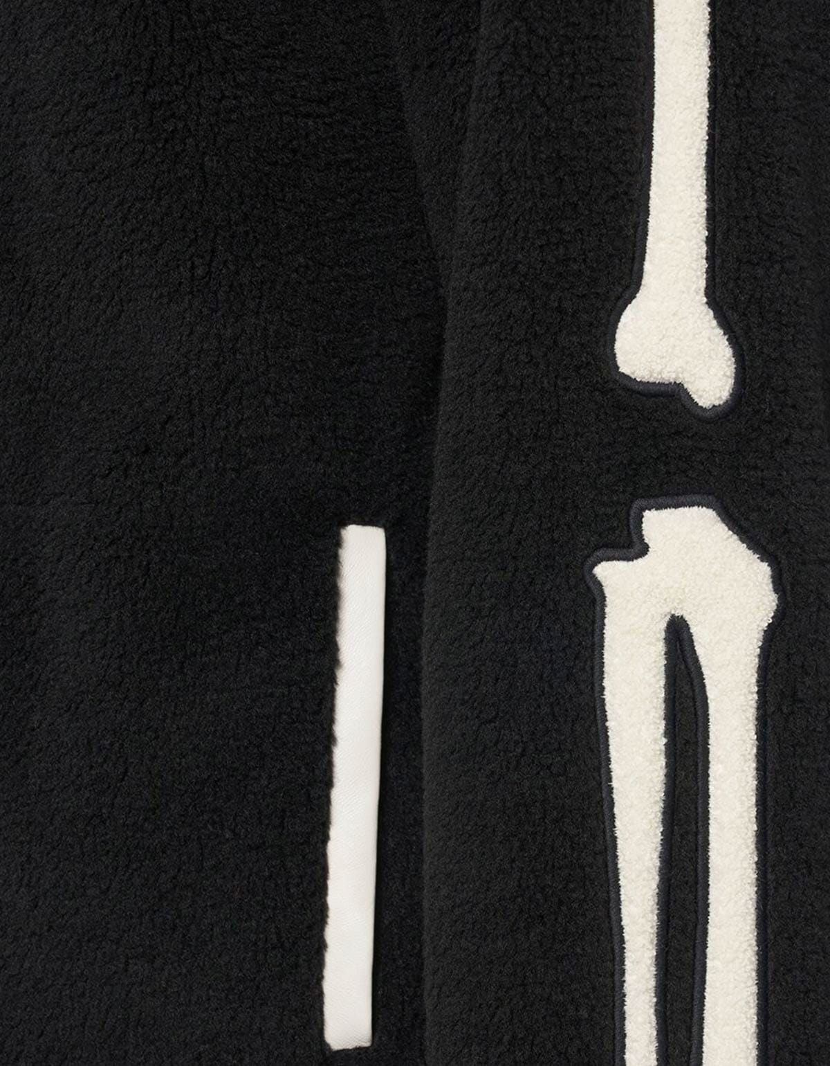 Amiri Black Bones Fleece Jacket