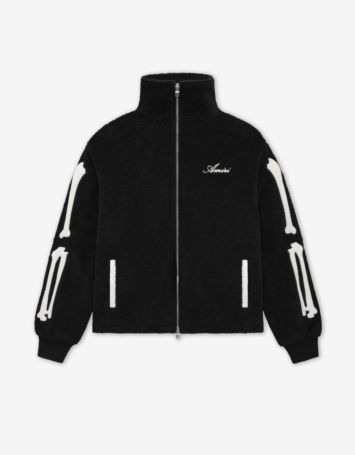 Amiri Black Bones Fleece Jacket