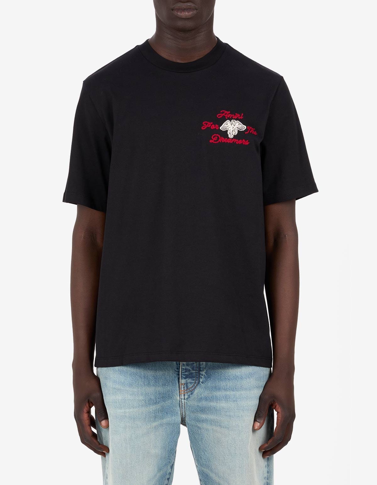 Amiri Black Embroidered Dreamers T-Shirt