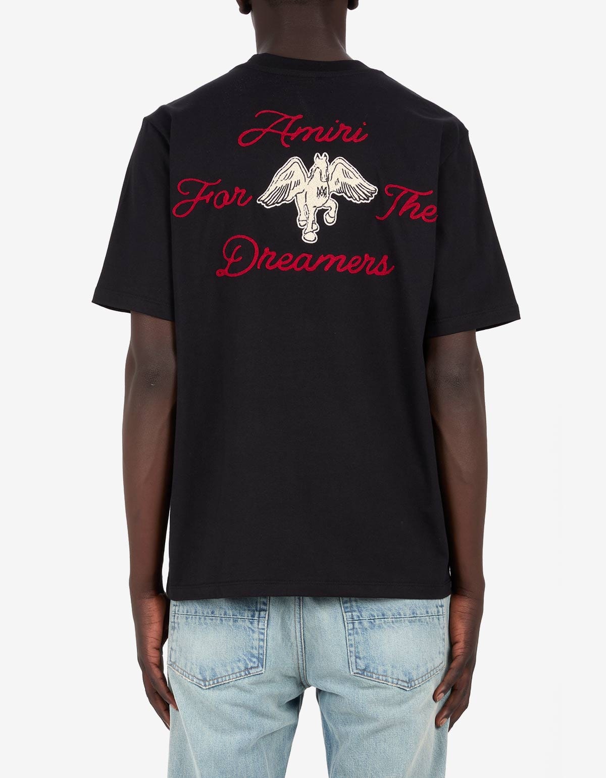 Amiri Black Embroidered Dreamers T-Shirt