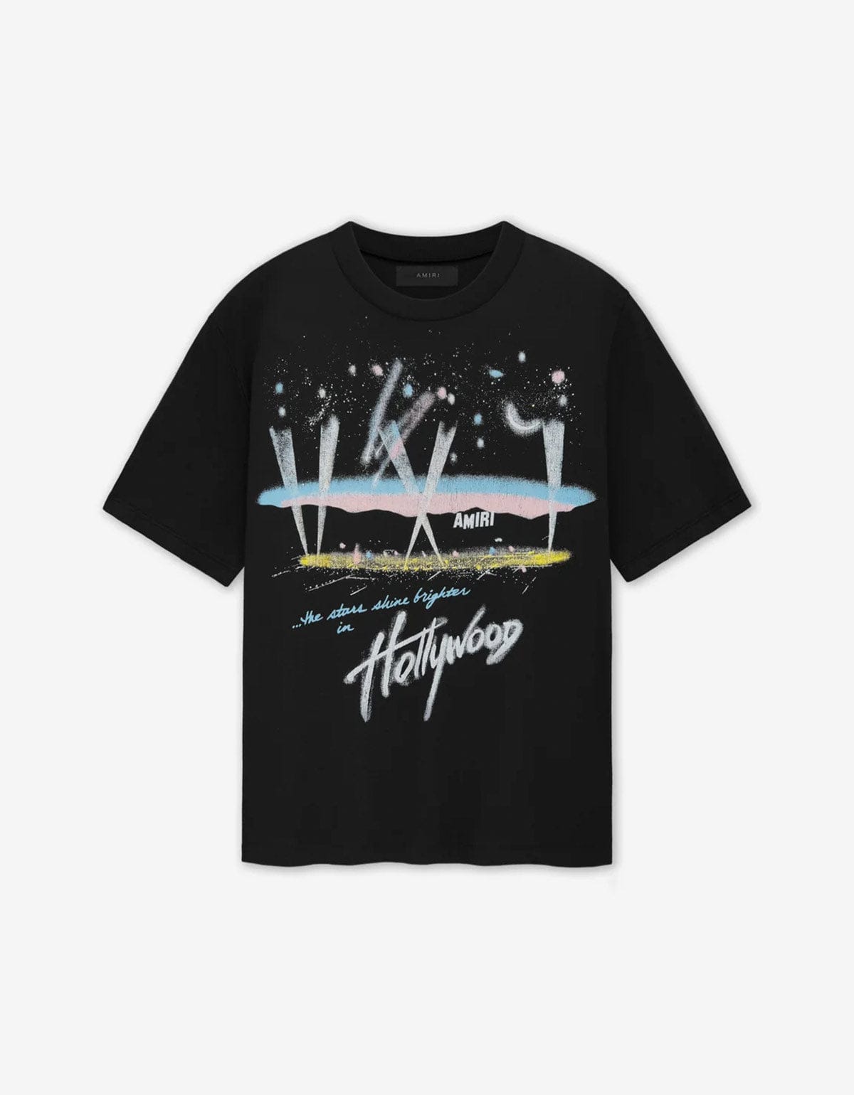 Amiri Black Hollywood Lights T-Shirt