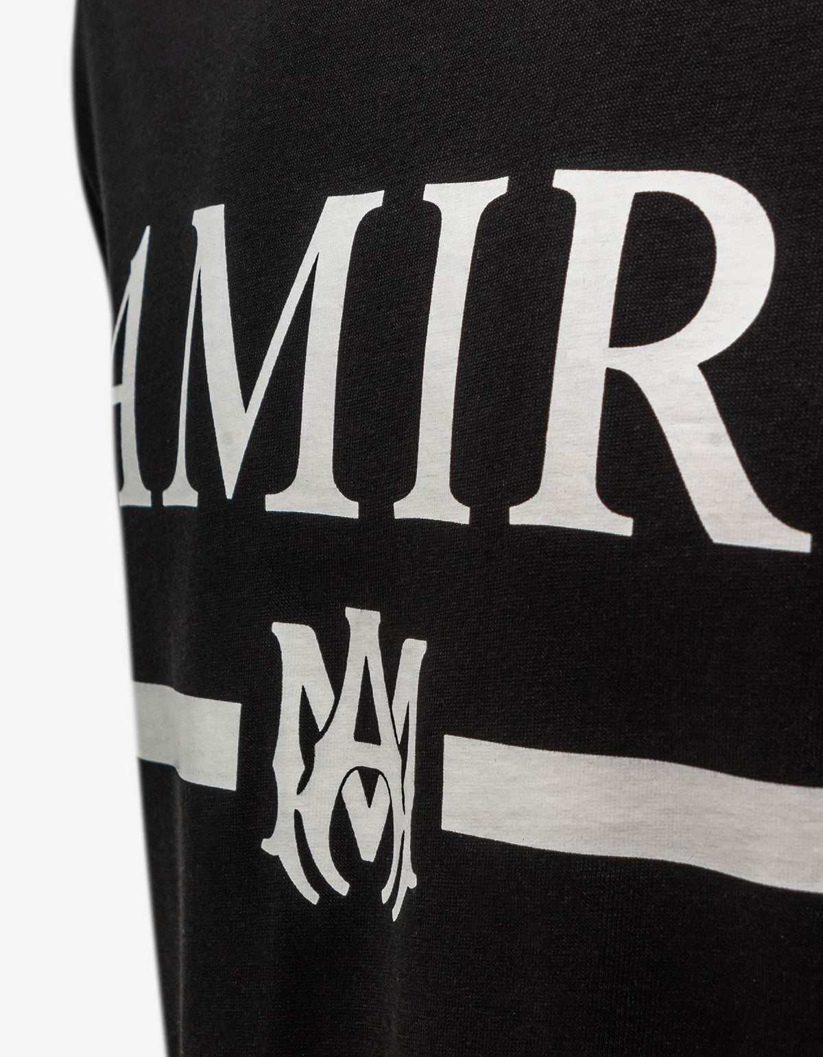 Amiri Black M.A. Bar Logo T-Shirt