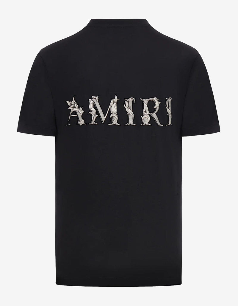 Amiri Black MA Baroque Logo T-Shirt