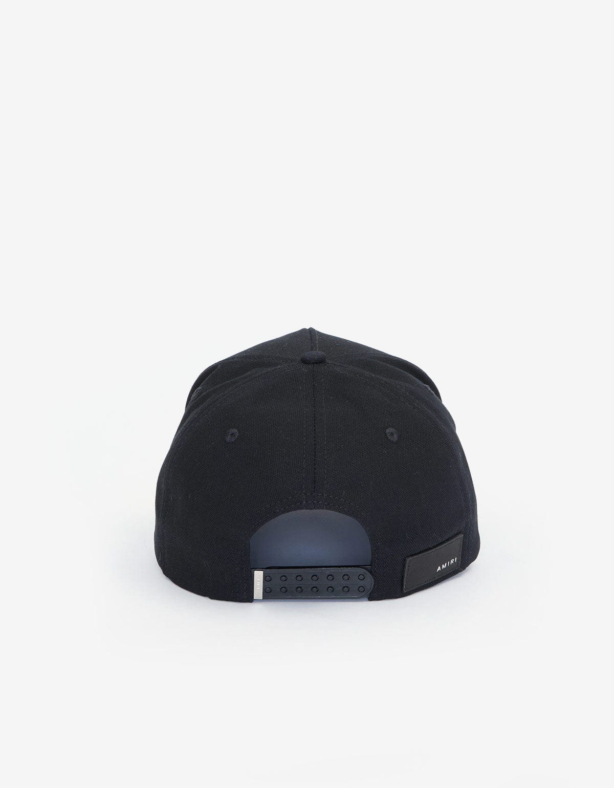 Amiri Black MA Logo Canvas Hat