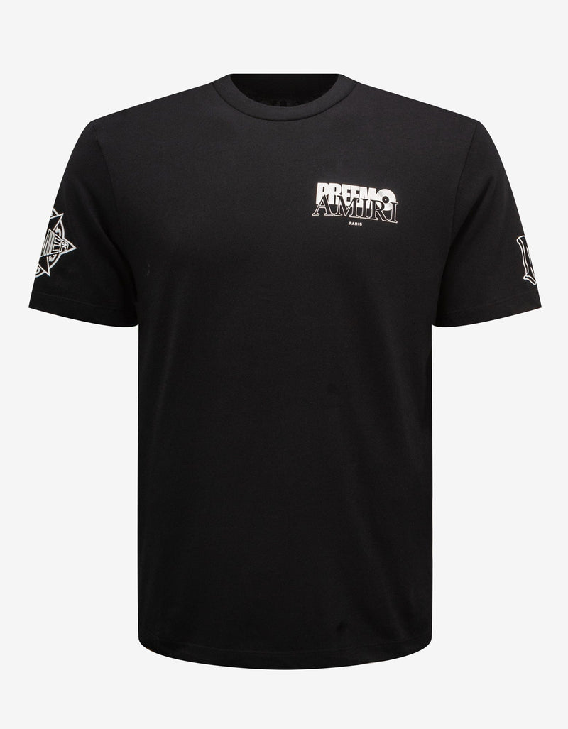 Amiri Black Premier Logo T-Shirt